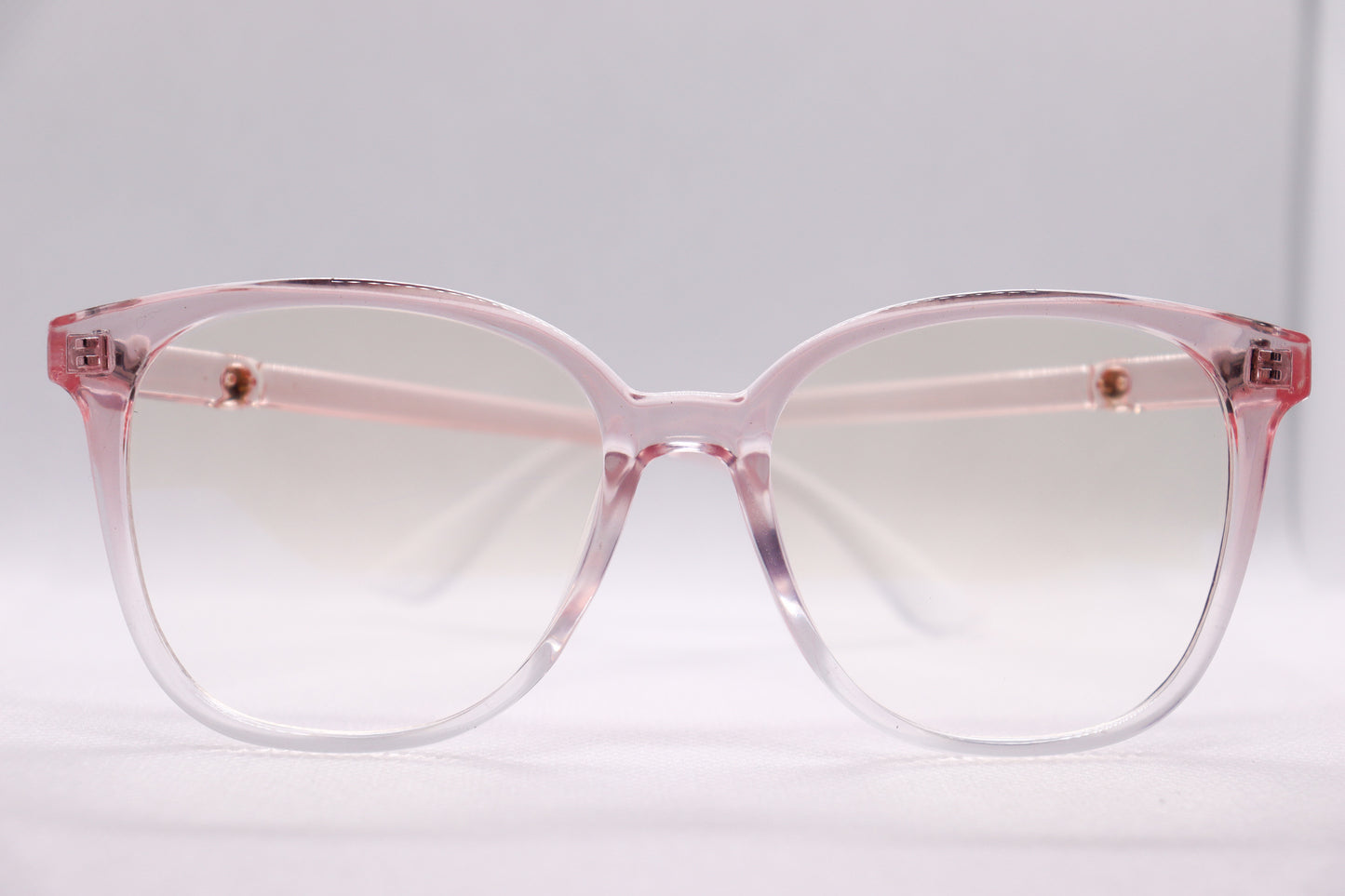 Oversized Gradient Pink Eyeglasses - 6466 image 5