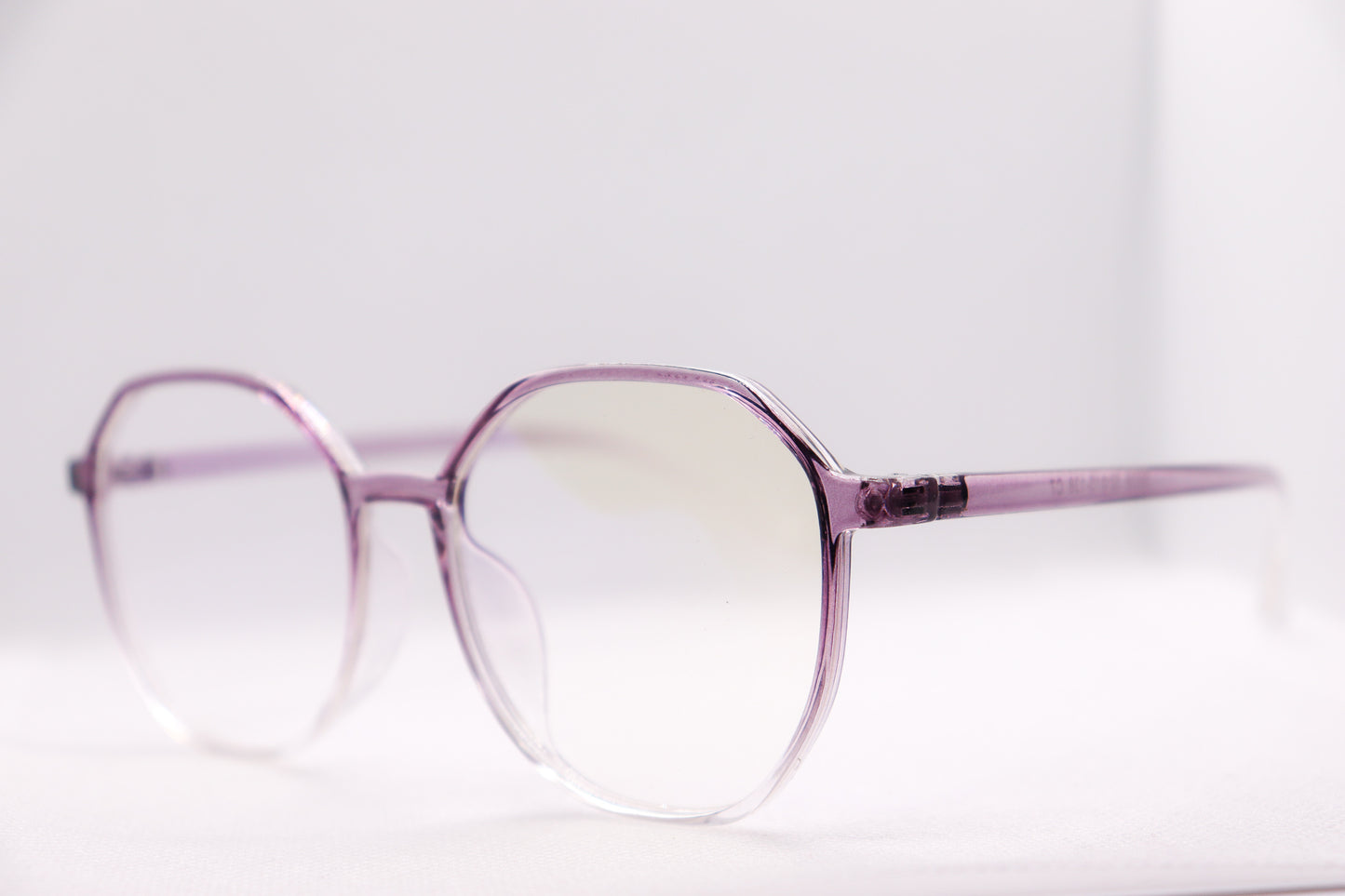 Clear Purple Gradient Eyeglasses - 9791 image 5