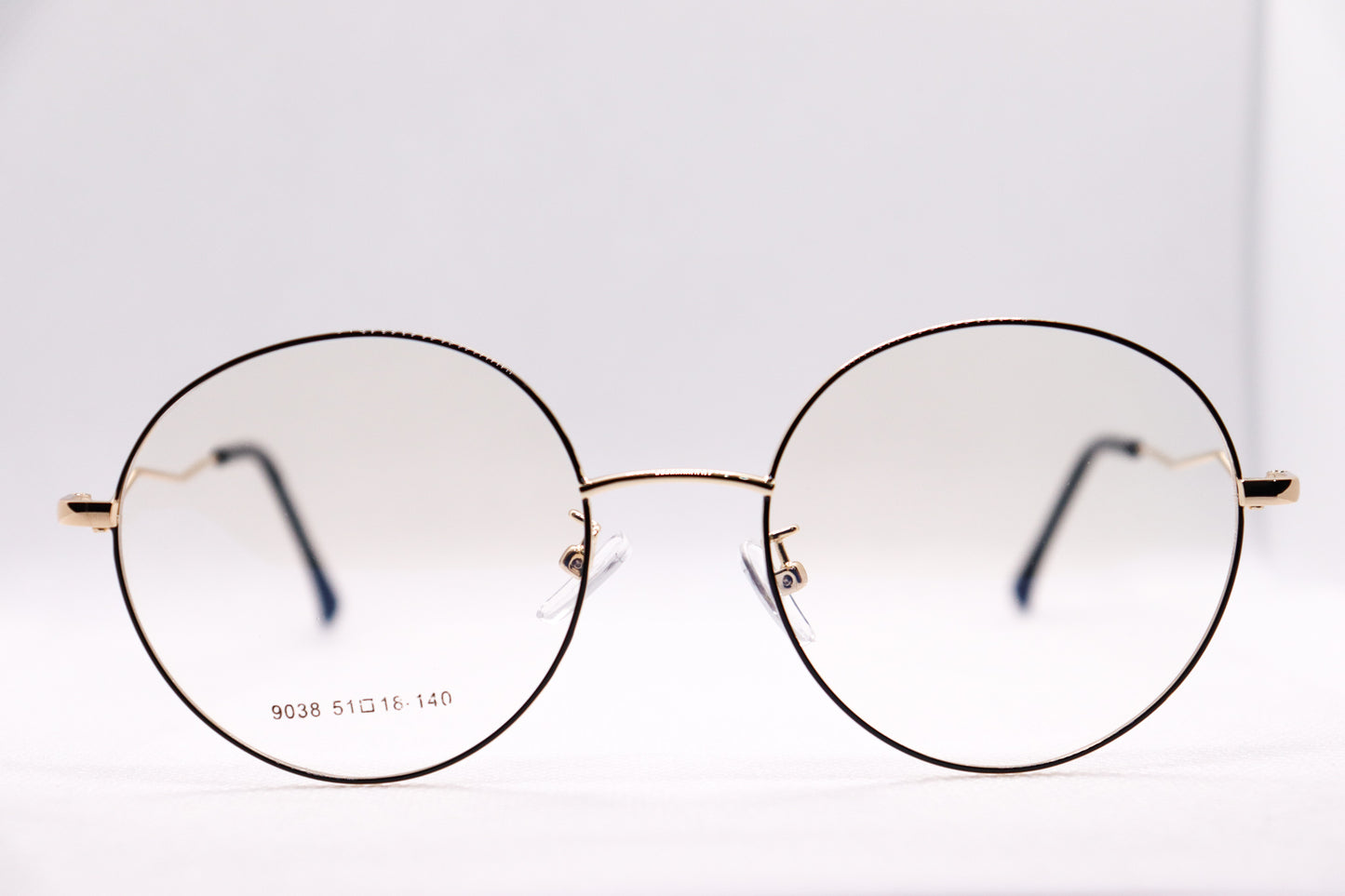 Metallic Round BlueCut Eyeglasses-1874