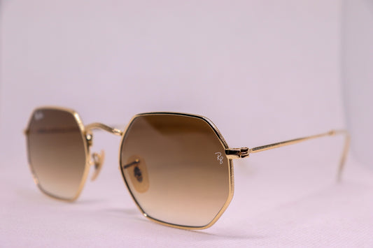 RayBan Octagonal Gold - RB3556G