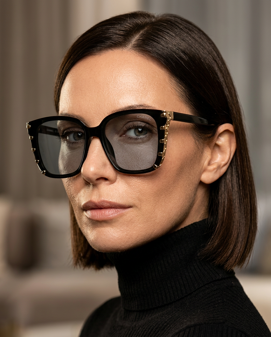 Chanel Oversized Black & Gold - A1111