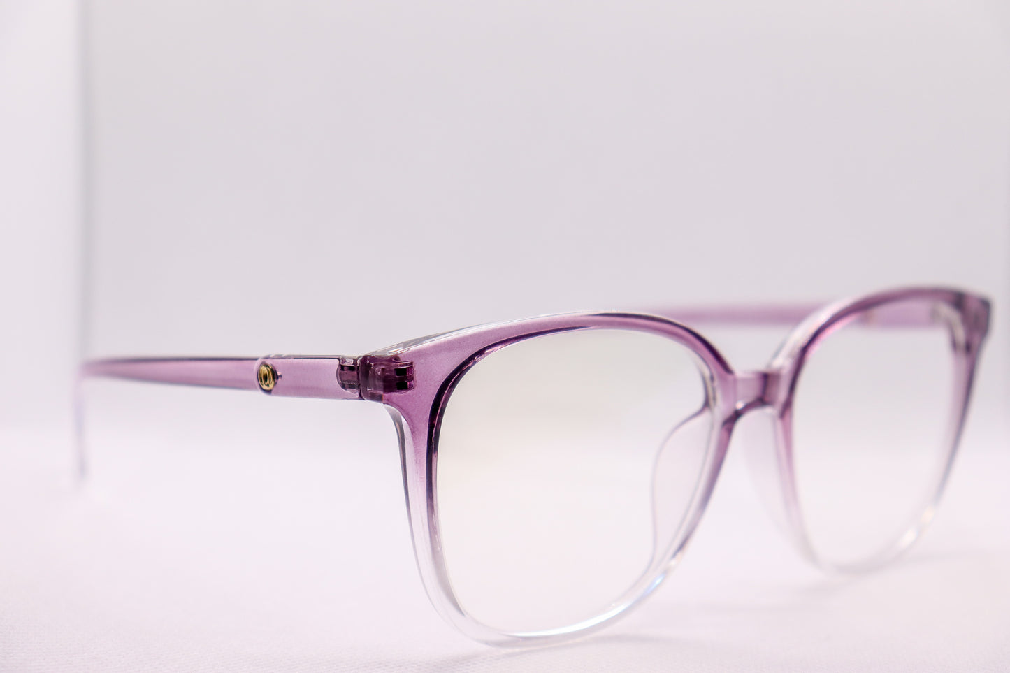 Oversized Gradient Purple Eyeglasses - 6466 image 10