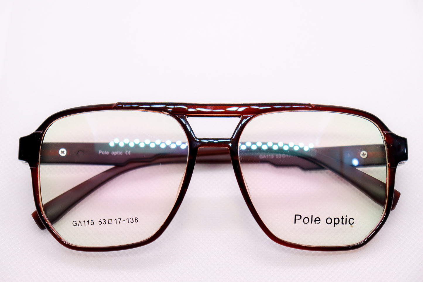 Professor Brown Eyeglasses - 9151 image 5
