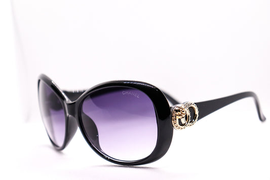 Oversized Black Sunglasses - 4207 image 1
