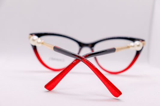 Cat Eye Gradient Red & Black -7840 image 1