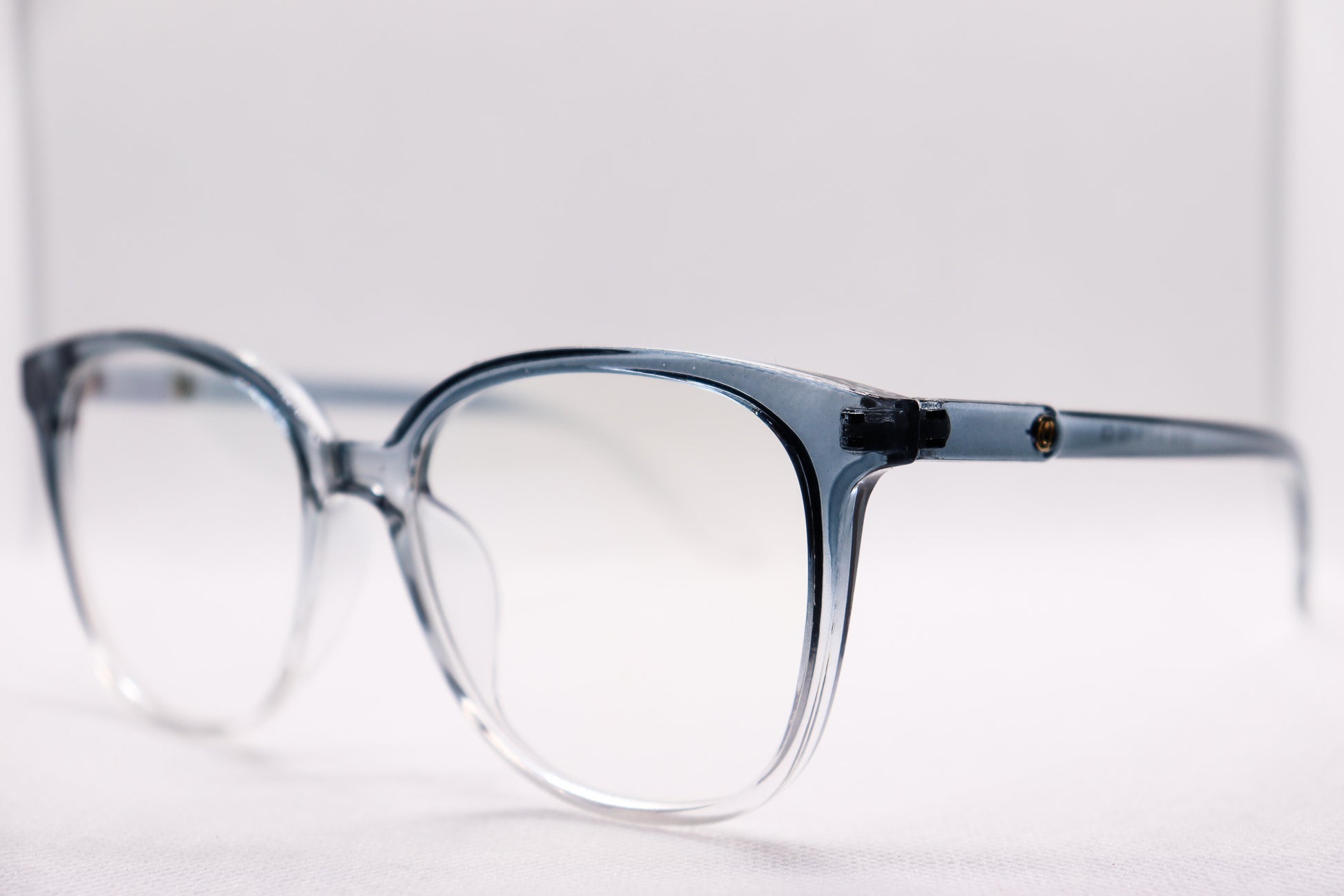 Oversized Gradient Grey Eyeglasses - 6466 image 1