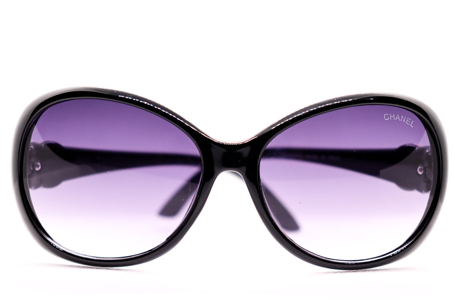 Oversized Black Sunglasses - 4207 image 3