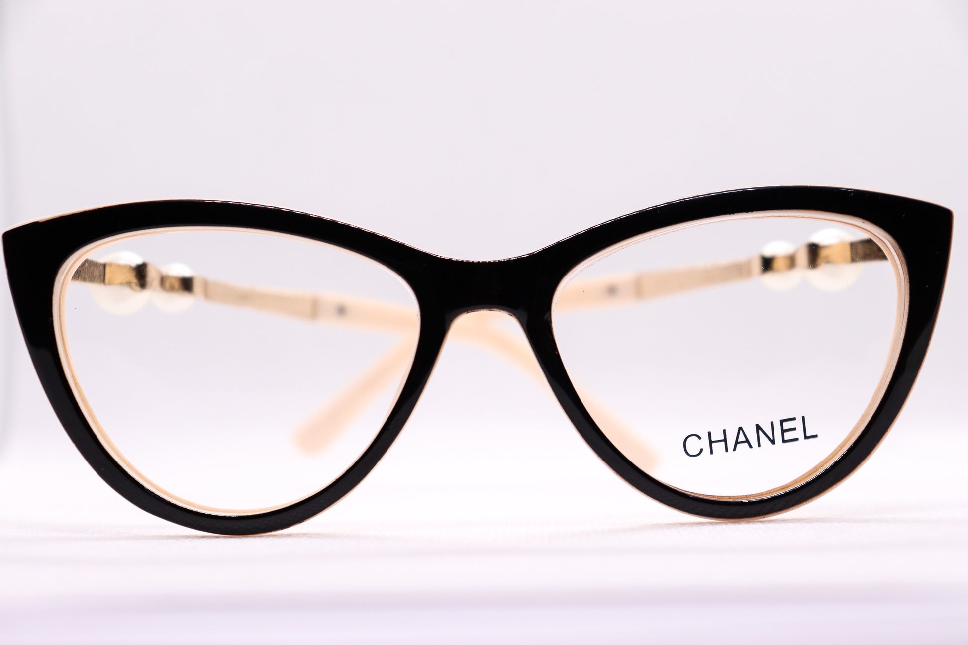 Cat Eye Black & Beige -7840 image 3