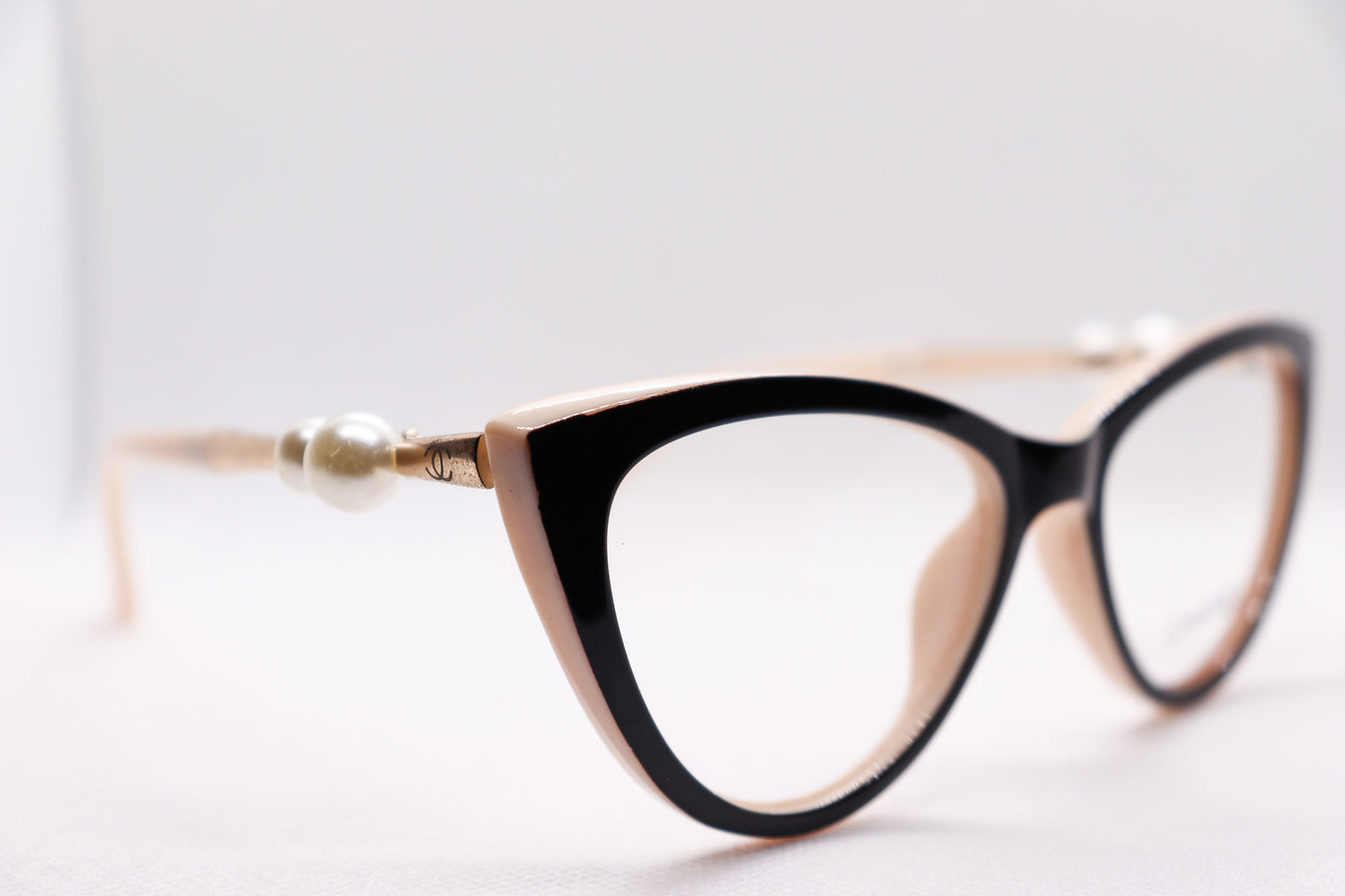 Cat Eye Black & Beige -7840 image 2