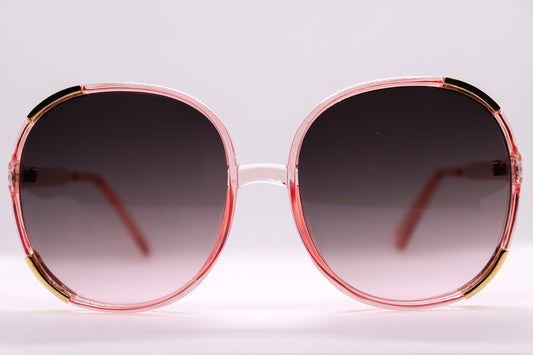 Oversized Retro Sunglasses - TeaPink - 5122 image 0