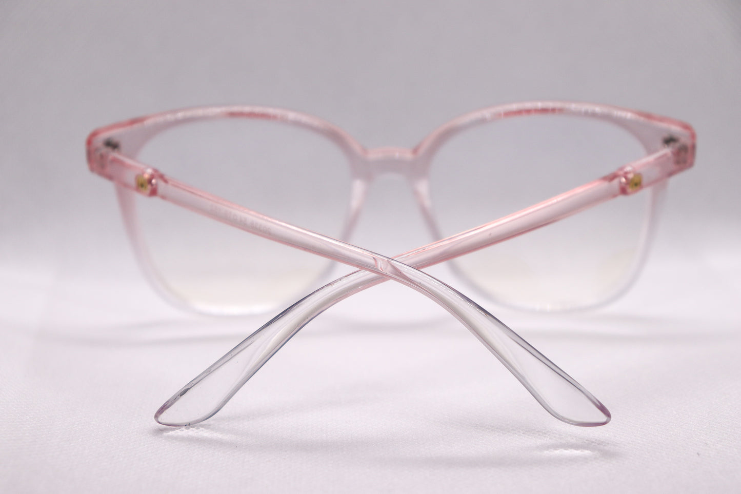 Oversized Gradient Pink Eyeglasses - 6466 image 4