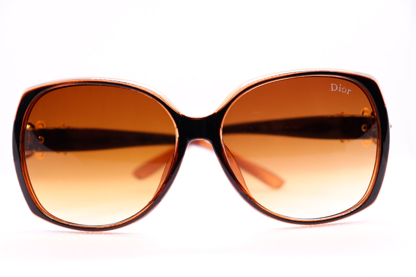 Oversized Brown Sunglasses - 2942 image 3