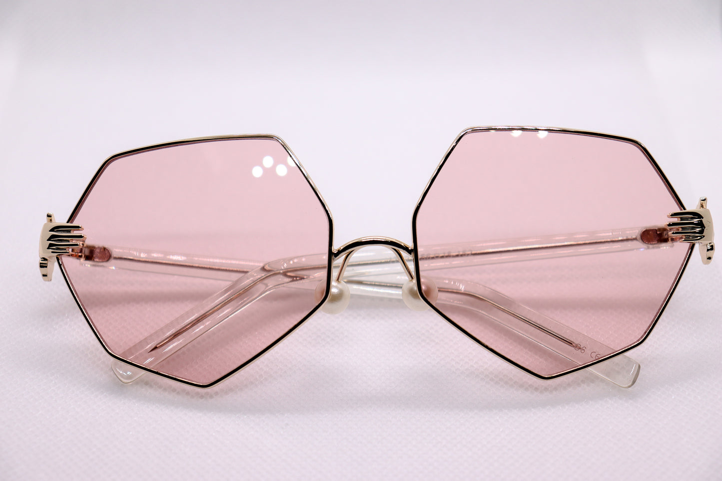In Hands Pink Sunglasses - 1348 image 5