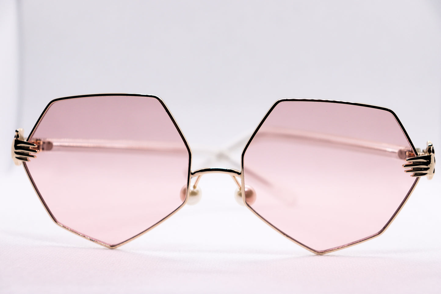 In Hands Pink Sunglasses - 1348 image 1