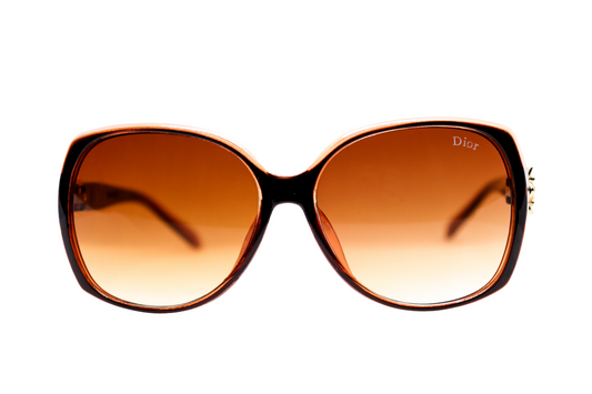 Oversized Brown Sunglasses - 2942 image 0