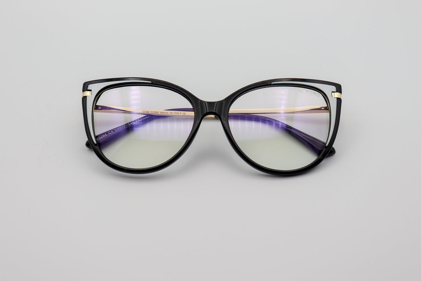 TF  Cat Eye Black & Gold -95294 image 5