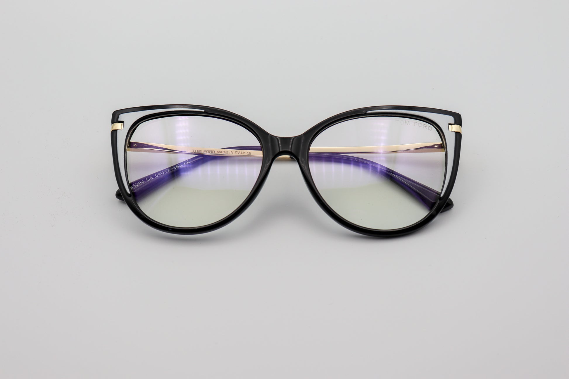 TF  Cat Eye Black & Gold -95294 image 5