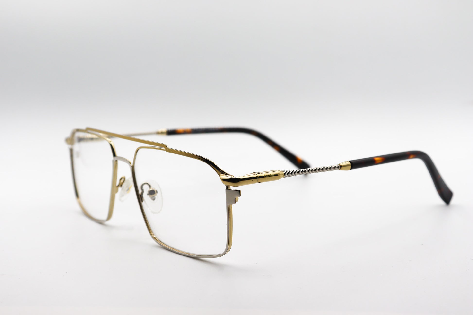 Cartier Golden & Silver Double Bridge Metal Frame 12594-J image 3