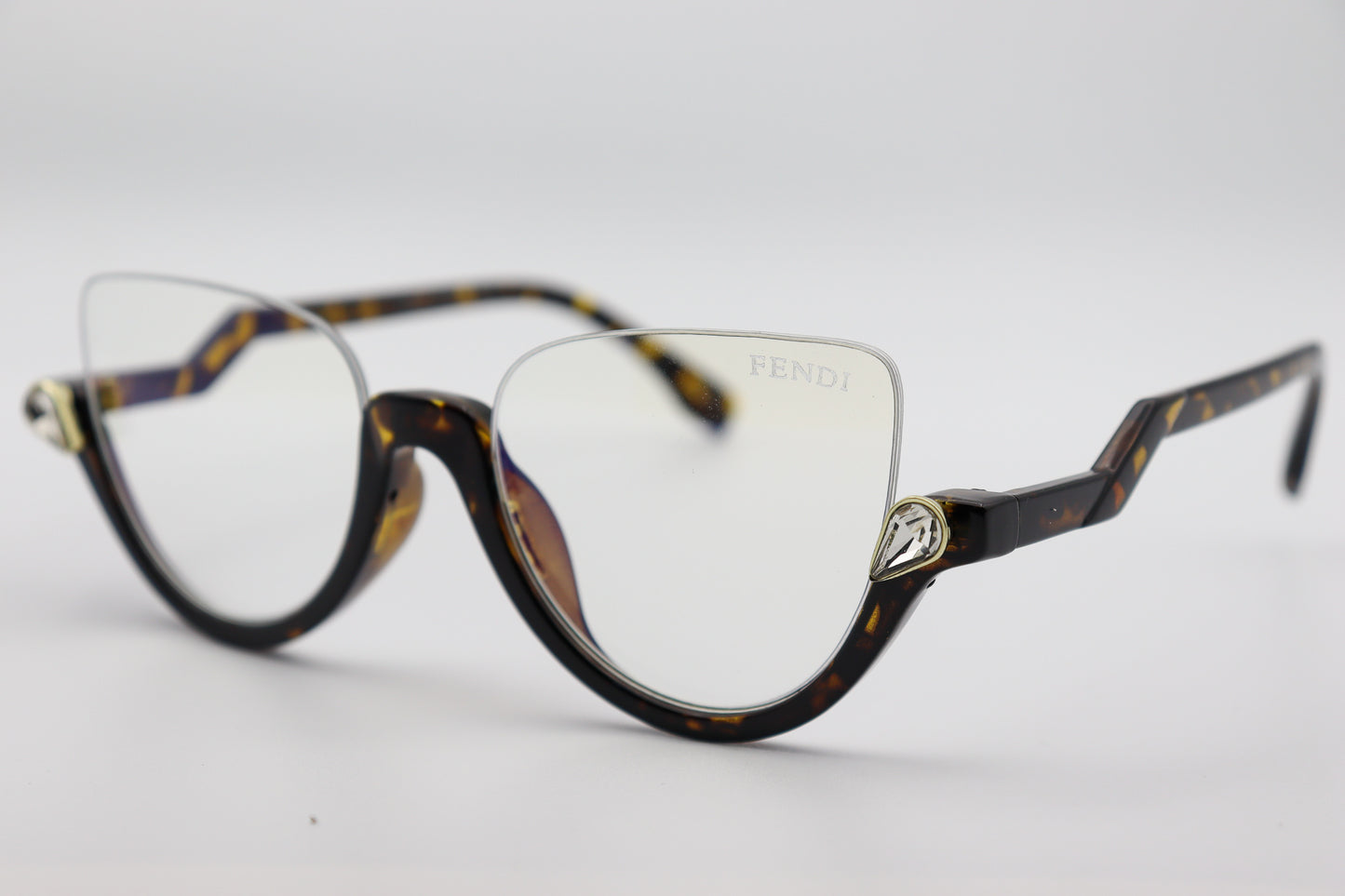 FN Cat Eye Inverted Brown-97174 image 1