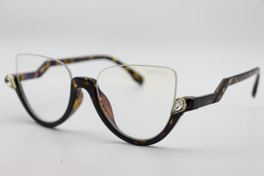 FN Cat Eye Inverted Brown-97174 image 1