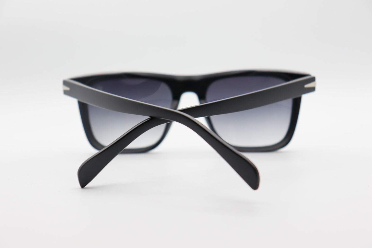 David Beckham Matt Black Square Sunglasses- DB1887 image 3