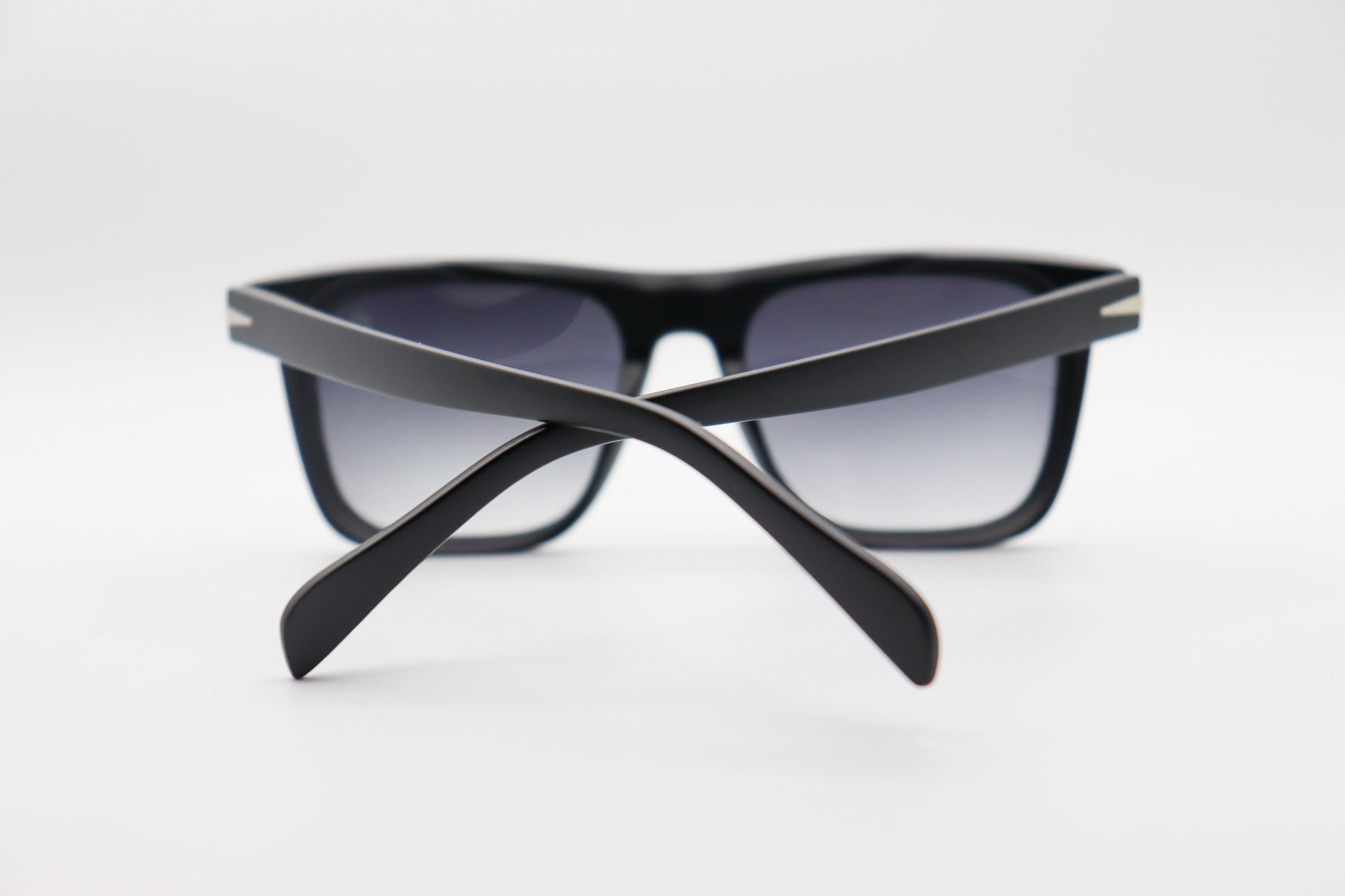 David Beckham Matt Black Square Sunglasses- DB1887 image 3