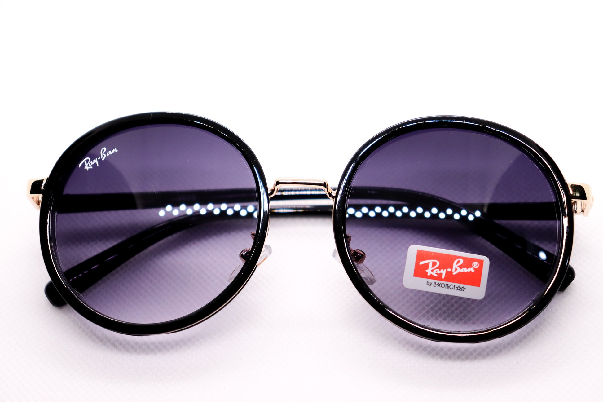RB Round Black sunglasses - 2468 image 4