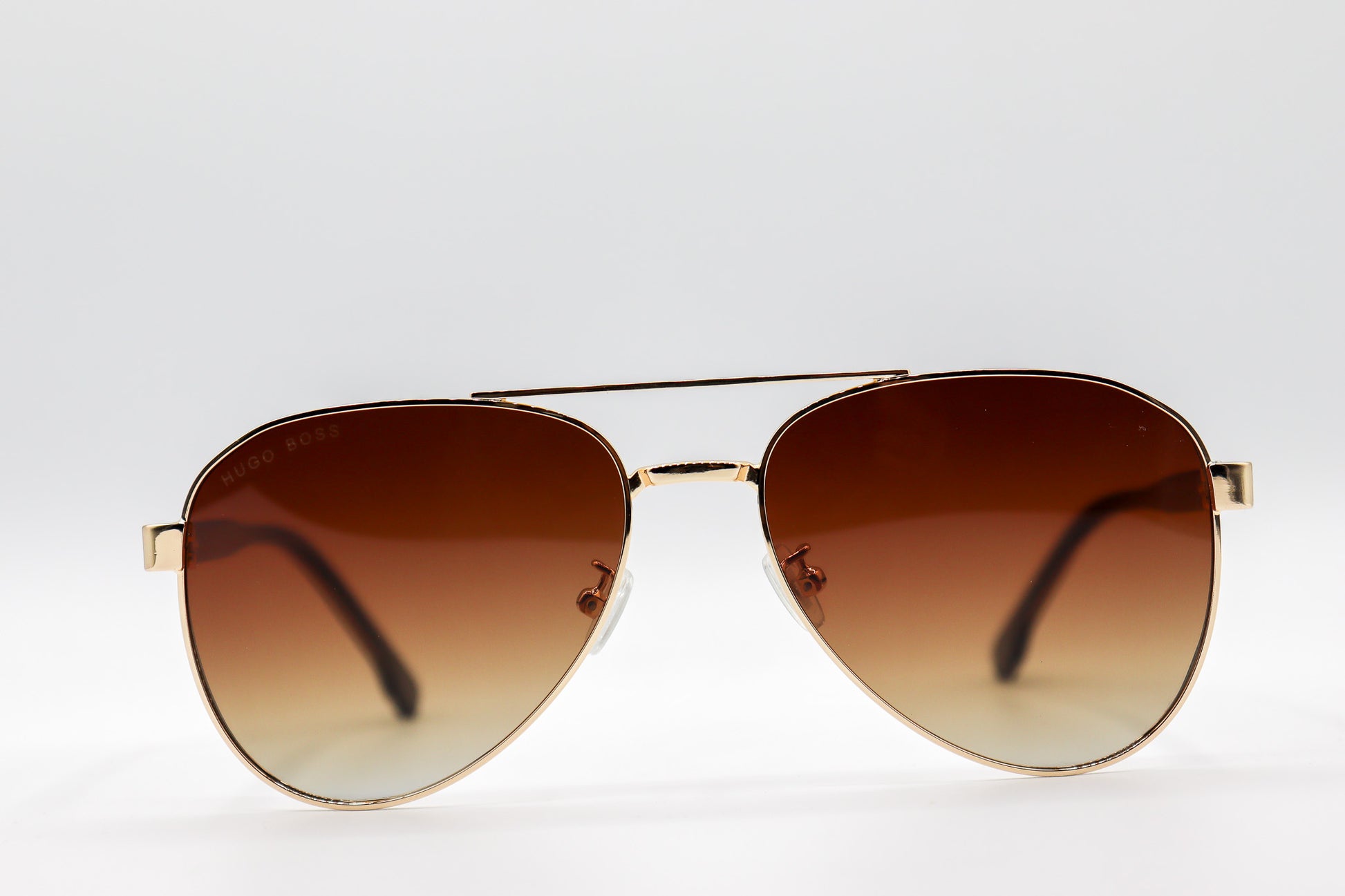 Hugo Boss Aviator Double Bridge Brown - HB1046 image 0