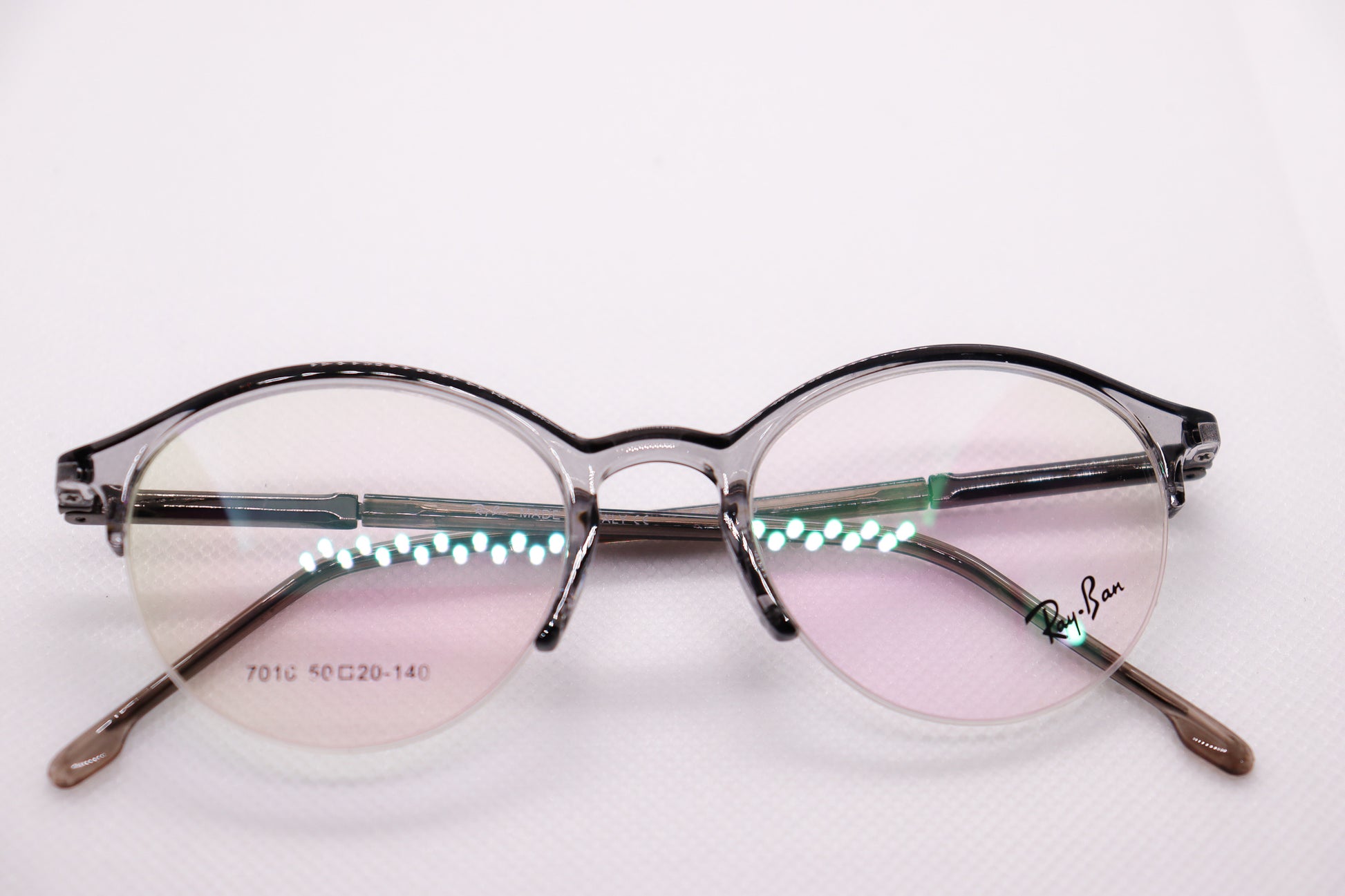 RB Round Half-Eye BlueCut Eyeglasses - 2277 image 5