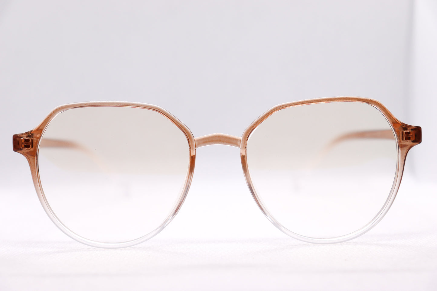 Clear Brown Gradient - BlueCut Eyeglasses - 9791 image 1