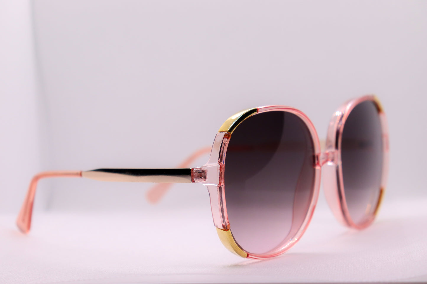 Oversized Retro Sunglasses - TeaPink - 5122 image 2