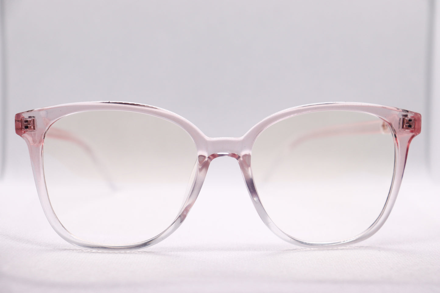 Oversized Gradient Pink Eyeglasses - 6466 image 0