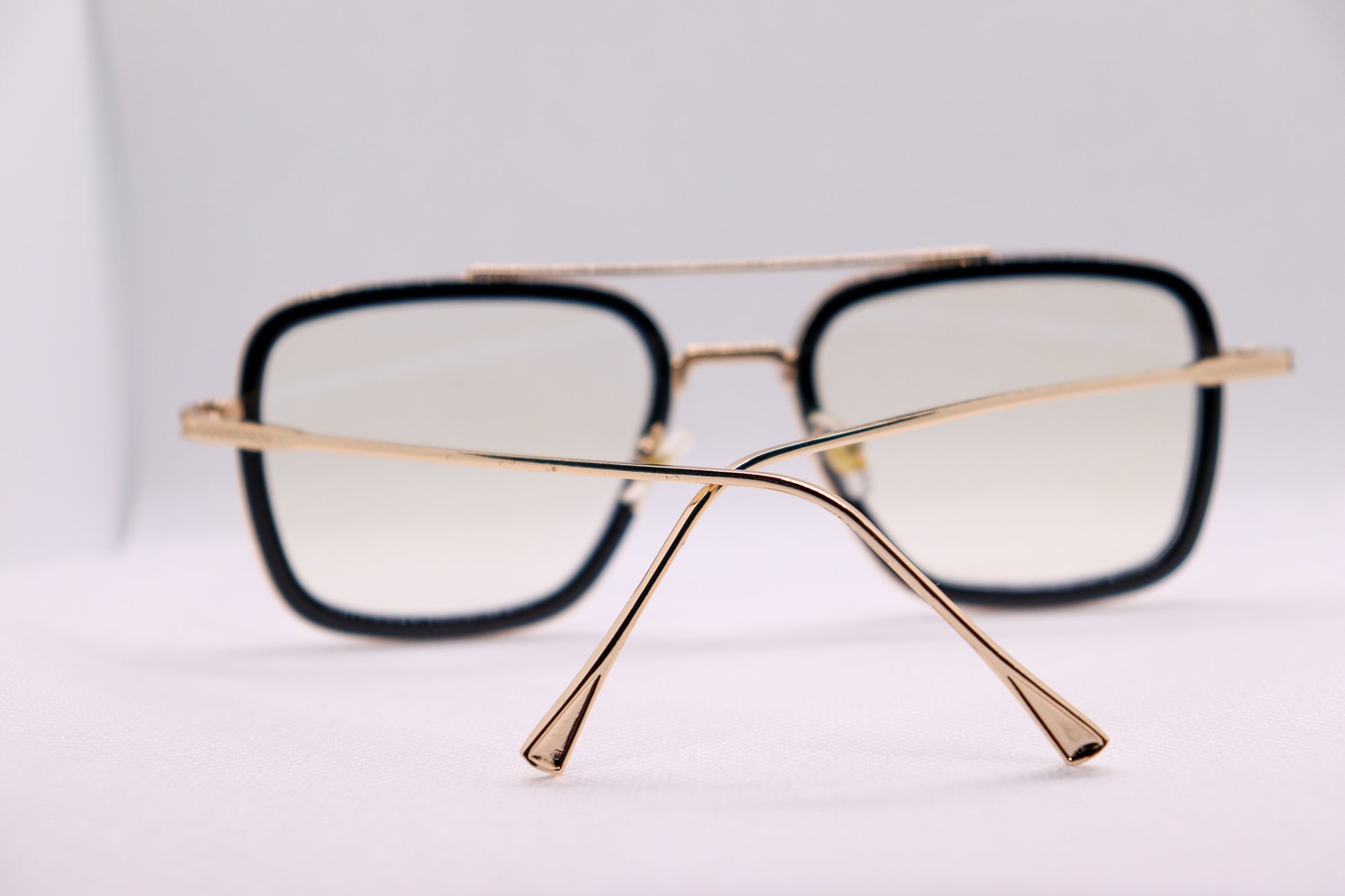 Edith Black & Gold Eyeglasses - 1375 image 8