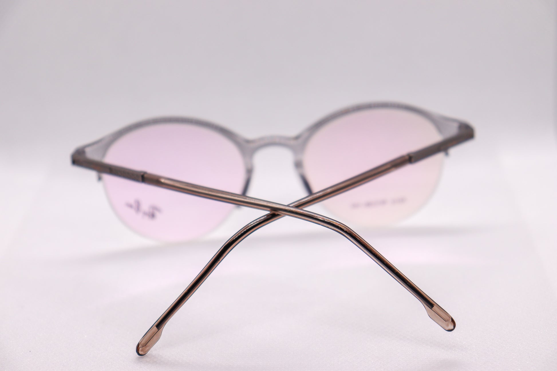 RB Round Half-Eye BlueCut Eyeglasses - 2277 image 4