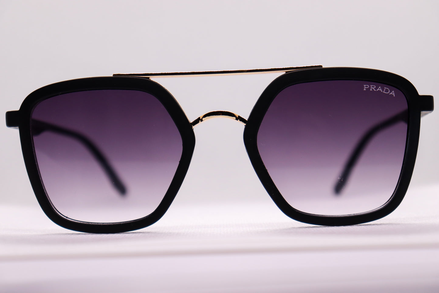 Black & Gold Sunglasses - 6923 image 0
