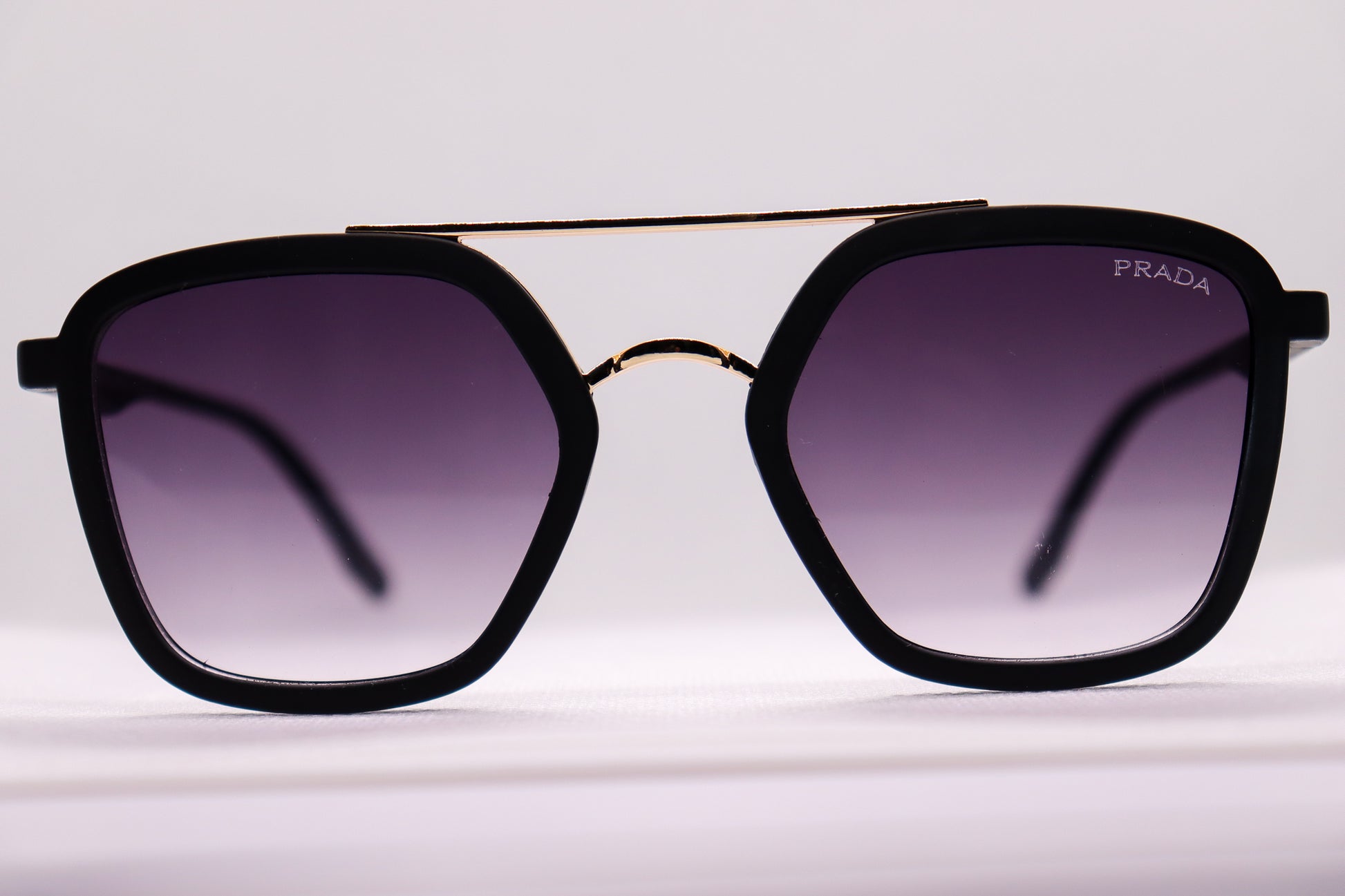 Black & Gold Sunglasses - 6923 image 0
