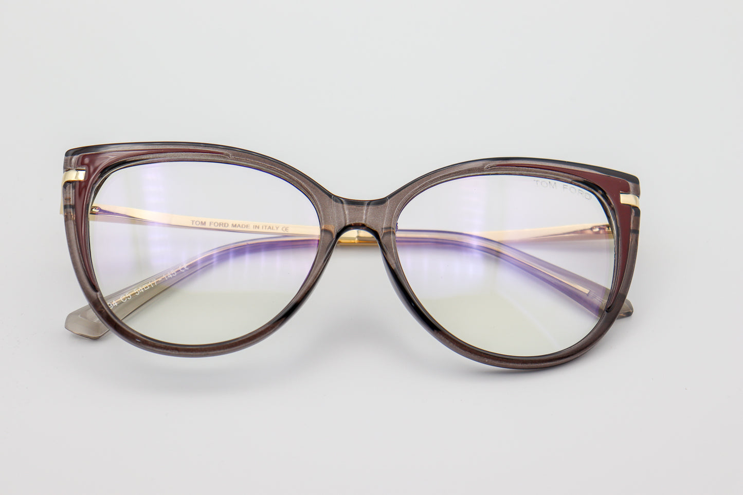TF Cat Eye Grey & Gold-95294G image 1