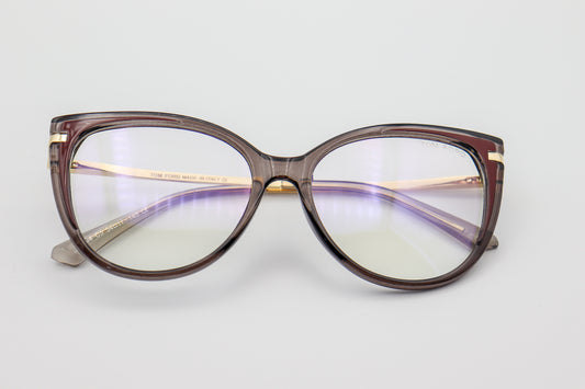 TF Cat Eye Grey & Gold-95294G image 1