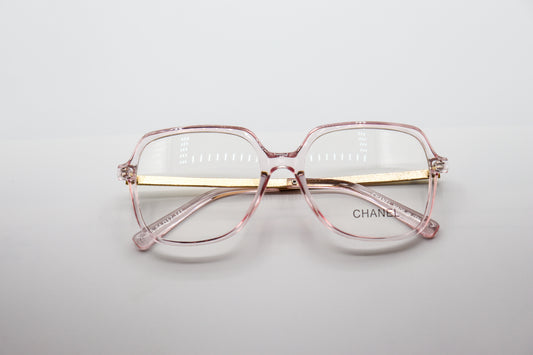 Channel Oversized Translucent Pink - CH3355 image 1