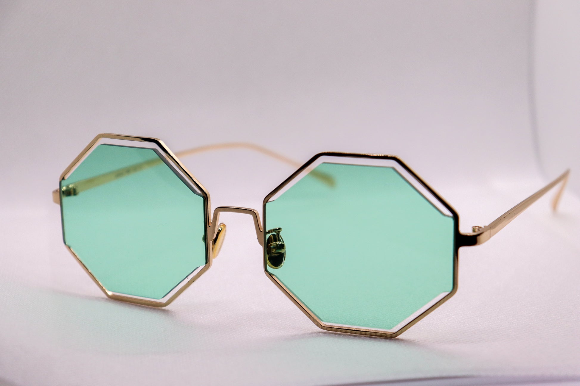 Angel Eyes Green Sunglasses - 6820 image 1