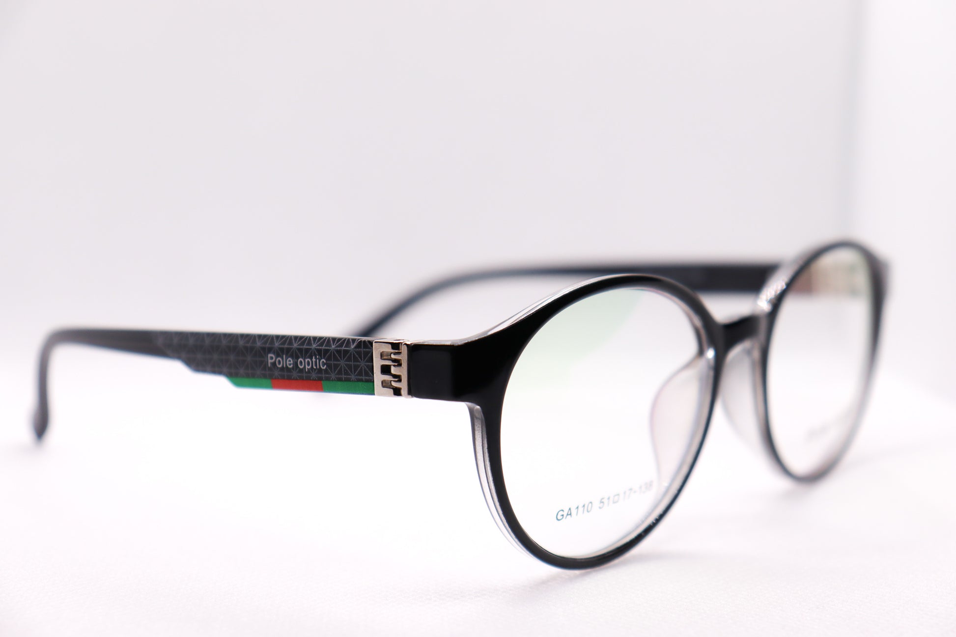 Round Black Eyeglasses - 6732 image 2
