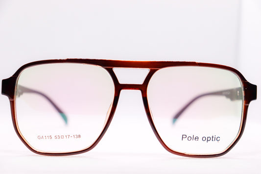 Professor Brown Eyeglasses - 9151 image 0