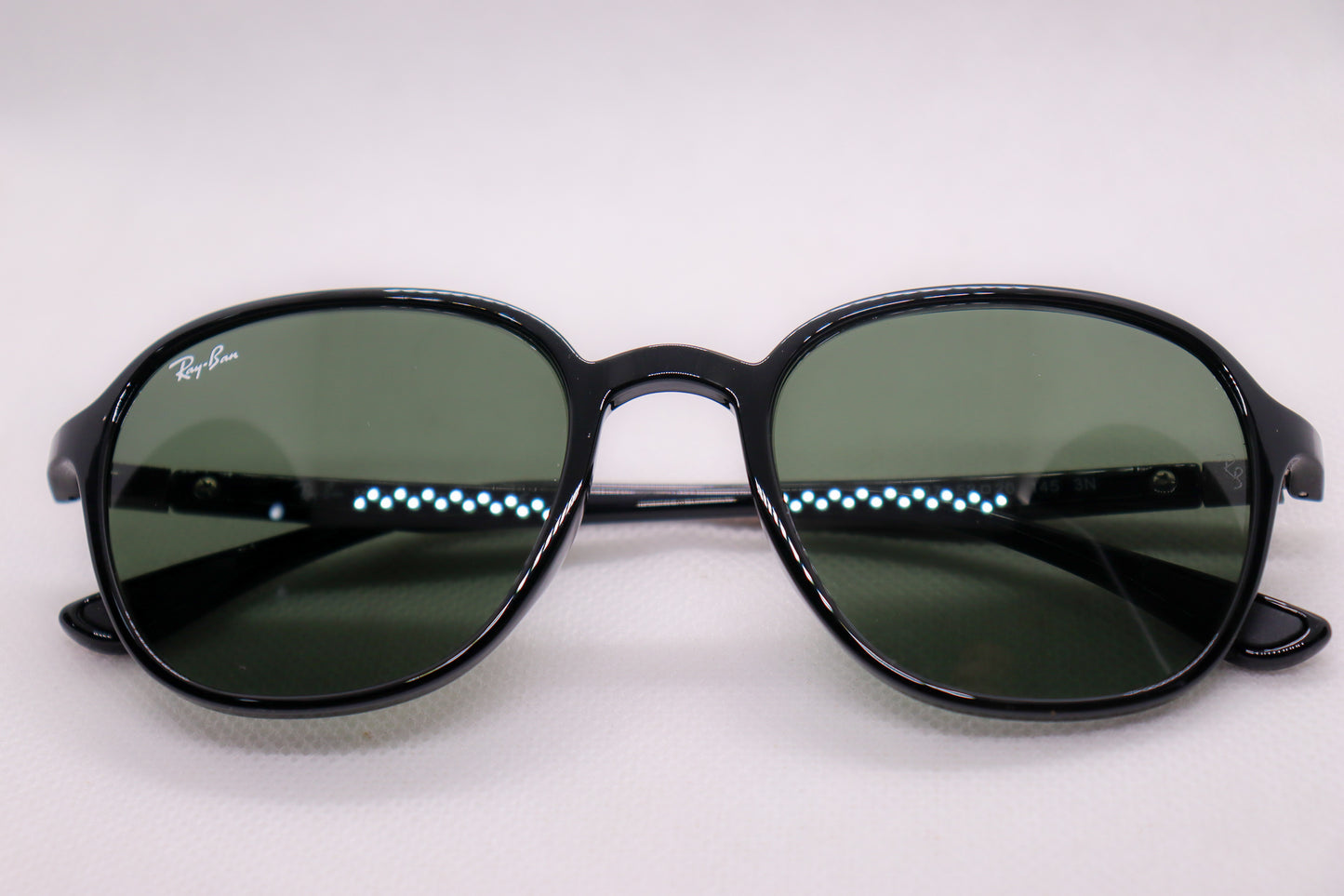 RayBan Round Black & Green - RB4341 image 1