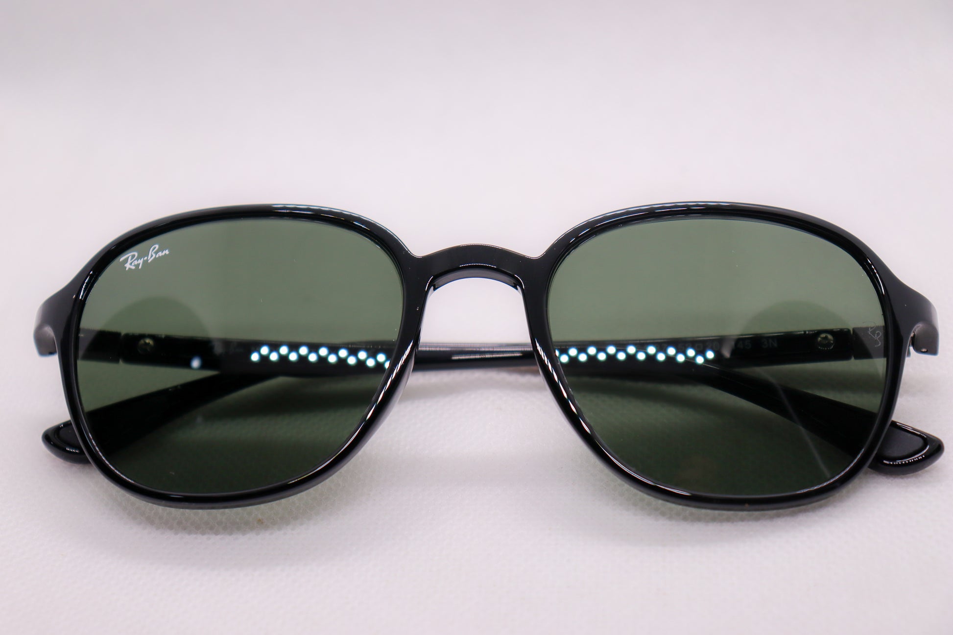 RayBan Round Black & Green - RB4341 image 1