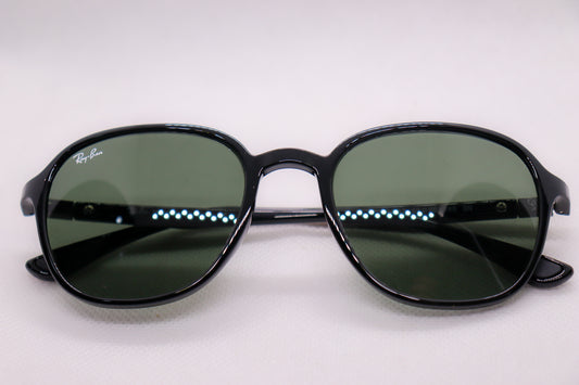 RayBan Round Black & Green - RB4341 image 1