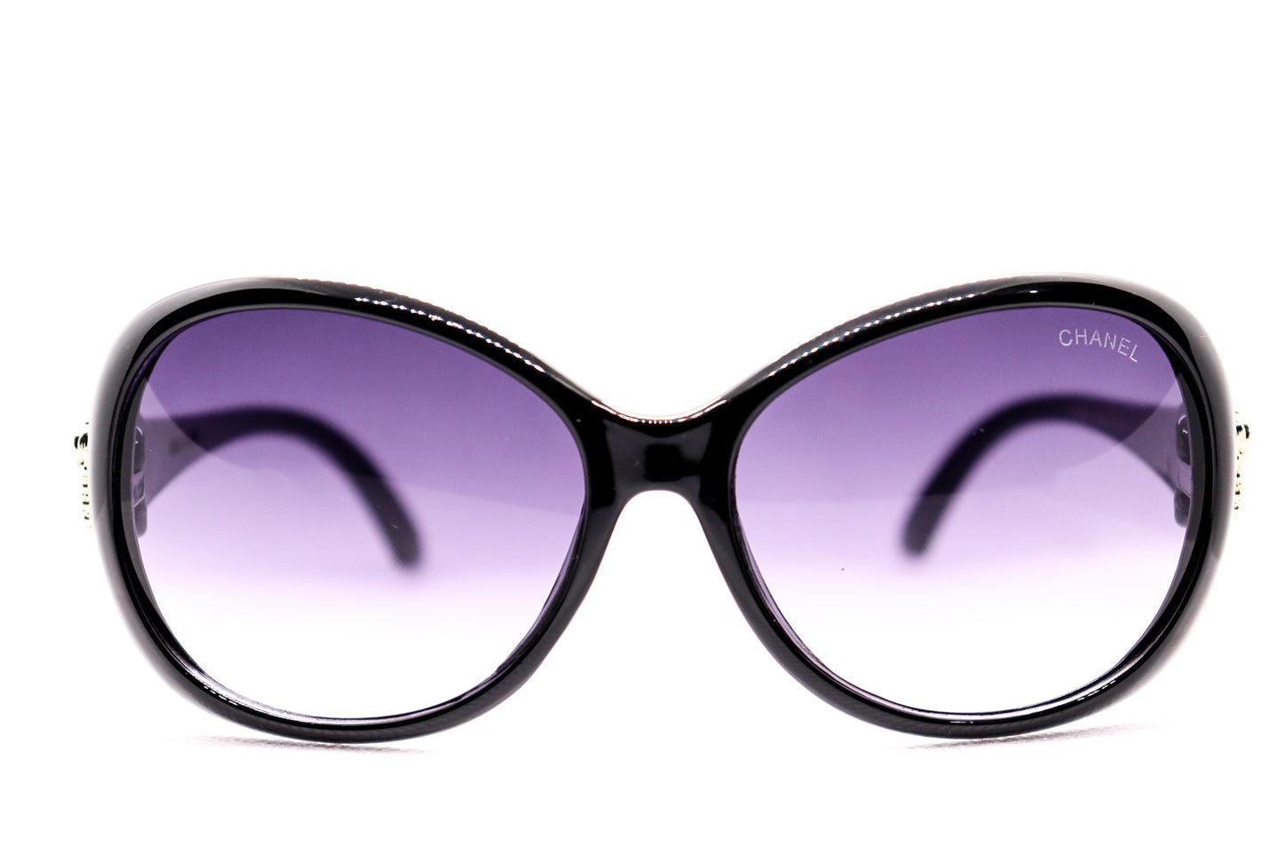 Oversized Black Sunglasses - 4207 image 0