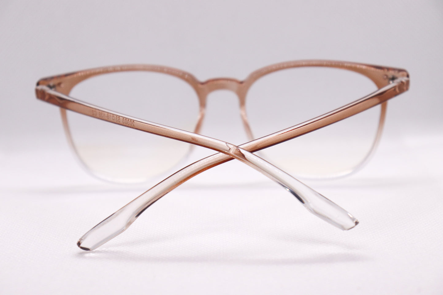 Simple Gradient Brown - BlueCut Eyeglasses - 3158 image 4