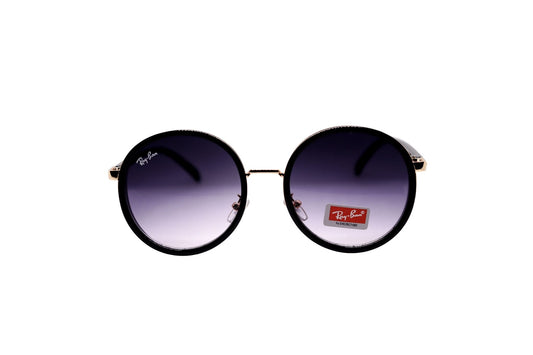 RB Round Black sunglasses - 2468 image 0