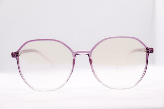 Clear Purple Gradient Eyeglasses - 9791 image 0