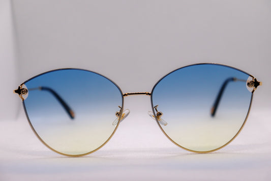 Winged Gradient Blue Sunglasses - 7331 image 1